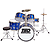 TKO 5-Piece Junior Drum Set - Blue Finish