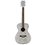 Daisy Rock Pixie Acoustic Guitar - Silver Sparkle