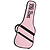 Daisy Rock Padded Electric Guitar Gig Bag - Pink and Black