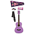 Daisy Rock Junior Miss Acoustic Short Scale Guitar Starter Pack - Popsicle Purple