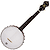 Hohner HTB Travel Banjo - open-back, 5-string - with Gig Bag