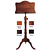 Diamond Valley Woodworking MS20 Deluxe Wooden Music Stand - Solid Face Rack - Walnut