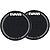 Evans Black Nylon Single Bass Drum Patches (2)