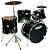 Excel 535 Series 5 Piece Drum Set, Black