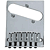 Fender Telecaster® Bridge Assembly - Chrome