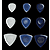 Dunlop Stubby Picks - 3.0mm Dark Purple, bag of 24