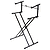 Adam 2-Tier X-type Keyboard Stand