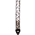 LM Alexis 2" Vinyl Skull Guitar Strap - Silver