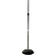 Adam Floor Microphone Stand w/cable clips - Chrome