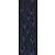 Dunlop Flambe Guitar Strap - Blue