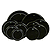 Ebony Ambassador Bass Drum Head - 24