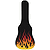 Grafix Guitar Gig Bag - Electric Guitar, Hot Rod Flame