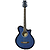 J.B. Player JBEA35TBL Realm Series Acoustic-Electric Guitar - Transparent Blue