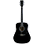 Lauren Beginner Dreadnought Guitar - Black