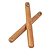 Latin Percussion Traditional Claves - Exotic Hardwood
