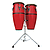 Latin Percussion Aspire Fiberglass Conga Set - Red