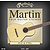 Martin Folk Guitar Silk & Steel Round Wound Acoustic Strings - 3 sets of strings
