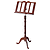 Stageline European Crafted Music Stand - Cherry, Steel Post
