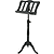 Stageline European Crafted Music Stand - Black, Wood Post
