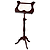 Stageline European Crafted Music Stand - Mahogany, Wood Post, Lyre-style Desk