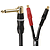 Monster Performer 500 Combo Amp Speaker Cable - 1/4" to FastOn plugs