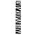 LM Products Adjustable 2" Guitar Strap - Black/White Zebra Stripe Design