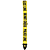 LM Products Adjustable 2" Guitar Strap - Police Line Design