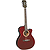 Sierra Sunrise Auditorium Acoustic Electric Guitar - Wine Red