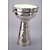 Nickel-plated Doumbek - 10" Embossed