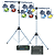 MBT "Week-Ender" DMX Professional Stage Lighting Package - Chrome