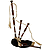 Bagpipe, Rosewood, Black Cover