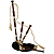 Bagpipe, Rosewood, Black Cover, Syn. Bag
