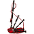 Bagpipe, Black Rosewood, Tartan, Syn Bag