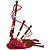 Bagpipe, Chalice Miniature,Tartan Cover
