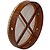 Bodhran, 18"x3.5", Tune, Rosewood, Cross