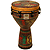 Remo Djembe, Key, 14" X 25", Adinkra