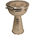 Metal Doumbek, Jingles, 10", Synthetic