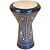 Aluminum Doumbek, Traditional Motif Blue