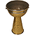 Brass Doumbek, 10"x15", Synthetic Head