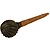Sitar Main Tuning Peg, Spiral, Black