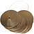 Nickeled Brass Jingles, 10 Count
