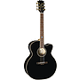 Sierra SJS98CEBK Tahoe Series Acoustic-Electric Guitar - Black