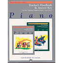 Alfred's Basic Piano Course - Ear Training Teacher's Handbook and Answer Key, Complete Levels 1, 2 & 3