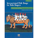 International Folk Songs for Solo Singers - Book and CD (Medium Low)