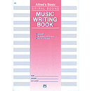 Music Writing Book - 9 X 12, 12 Staves, 96 Pages