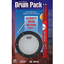 Alfred's Drum Method, Beginning Drum Pack (Book 1, Pad, Sticks)