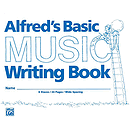 Alfred's Basic Music Writing Book - Wide Lines, 24 Pages