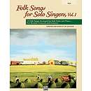 Folk Songs for Solo Singers, Vol. 1 - Book (High)