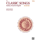Classic Songs - Low Voice and Piano