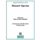 15 Songs From the Operas of Mozart Alto Recorder Solo